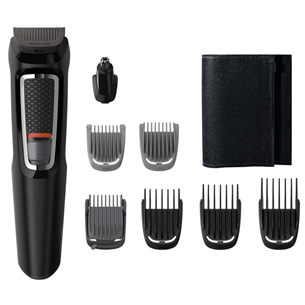 Philips Multigroom 3000, 8 vienā, melna -  Trimmera komplekts