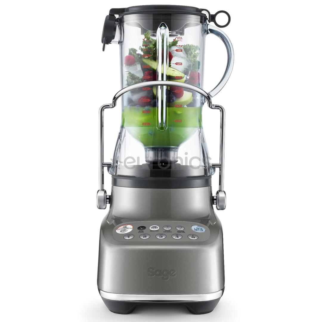 Sage the 3X Bluicer, 1000 W, pelēka - Sulu spiede un blenderis