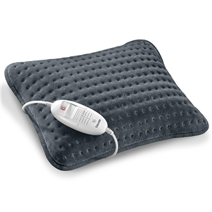 Beurer, 30x40 cm, grey - Soft heating pad HK48GREY