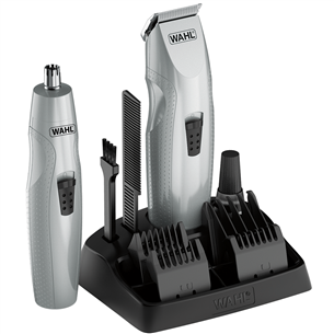 Wahl, Mustache & Beard, pelēka - Trimmeru komplekts