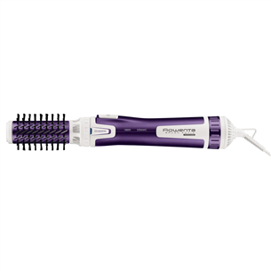 Rowenta Brush Activ Volume & Shine, 1000 W, balta/lillā – Rotējošs matu veidotājs CF9530