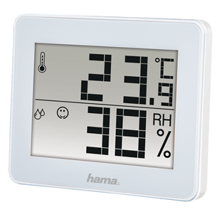 Hama TH-130, balta - Termometrs-higrometrs 00186360