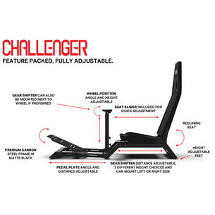 Гоночное кресло Next Level Racing Challenger
