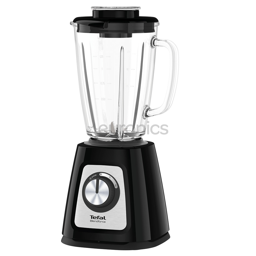 Tefal Blendforce 2 Glass, 800 Вт, 1,25 л, черный - Блендер + измельчитель и мельница