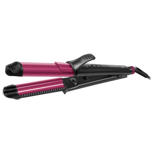 Rowenta Fashion Stylist, 170/200 °C, black/pink - Multistyler 3-in 1