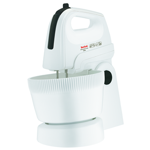 Tefal Powermix, 500 W, balta/melna - Rokas mikseris ar trauku