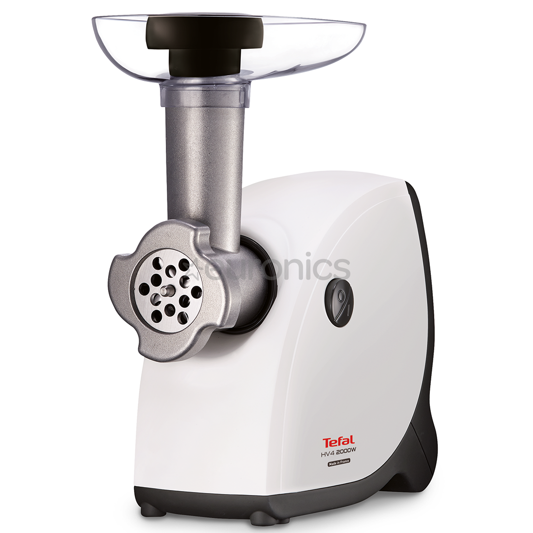 Tefal, 2000 Вт, белый/черный - Мясорубка