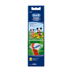 Braun Kids, 2 pieces, red - Spare brushes for children's electric toothbrush