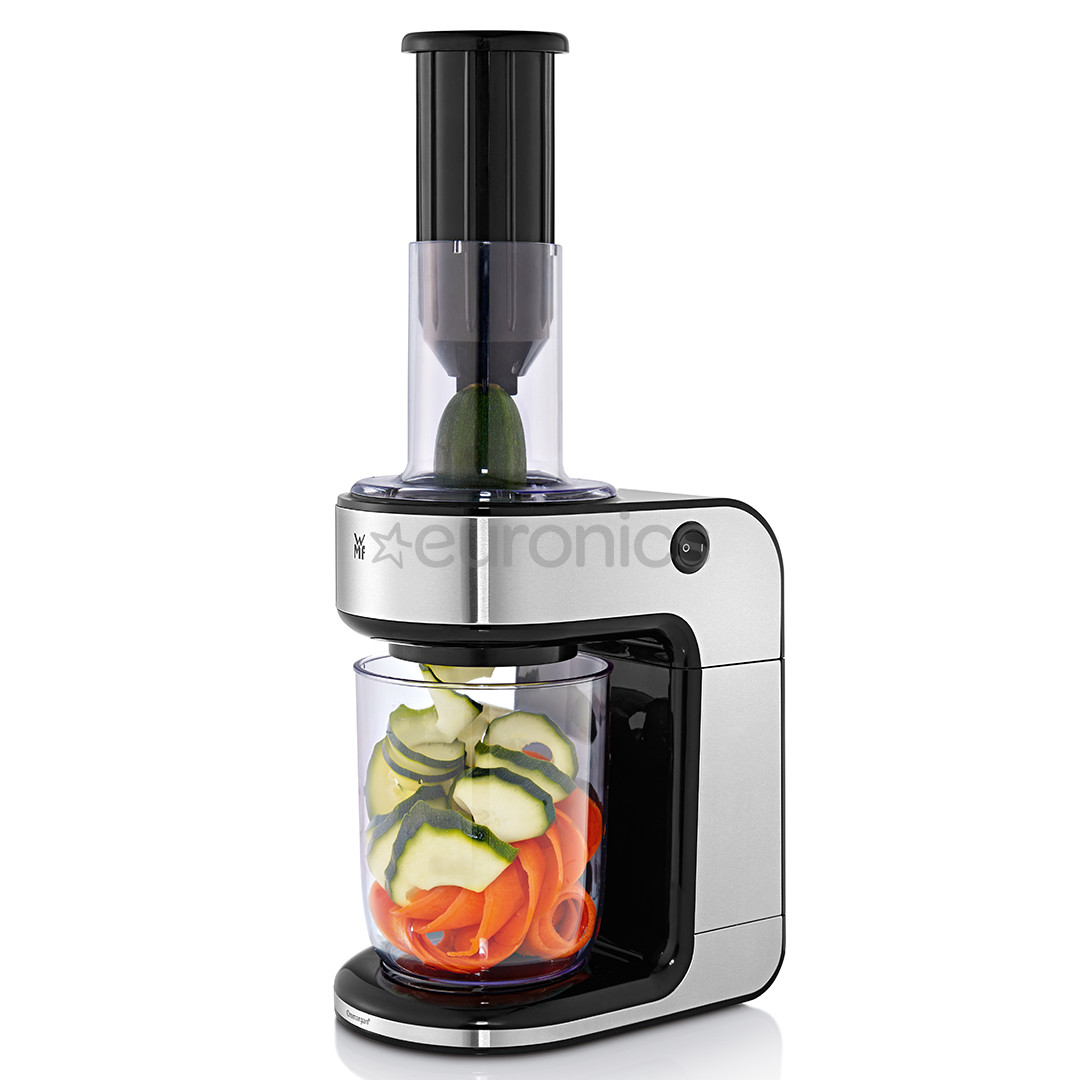 WMF KULT X, 80 Вт, серебристый/черный - Спиральный измельчитель