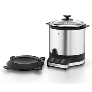 WMF KITCHENminis, 1 L, 220 W, nerūsējošā tērauda/melna - Rīsu vārāmais katls