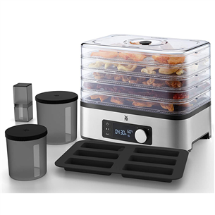 WMF KITCHENminis Snack to-go, 220 W, sudraba/melna - Augļu žāvētājs 415250011