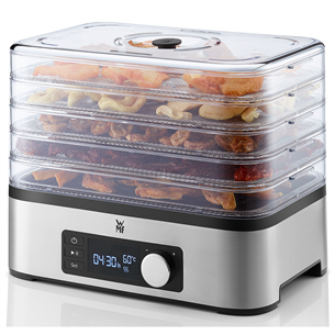 WMF KITCHENminis Snack to-go, 220 W, sudraba/melna - Augļu žāvētājs