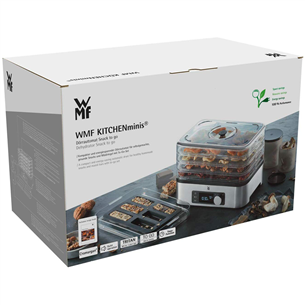 WMF KITCHENminis Snack to-go, 220 W, sudraba/melna - Augļu žāvētājs