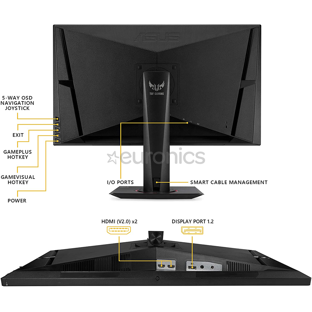 27'' WQHD LED TN monitors TUF Gaming, Asus