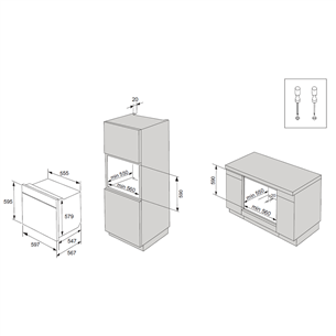 Интегрируемый духовой шкаф Gorenje