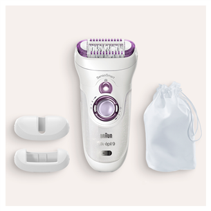 Braun Silk-epil 9 SensoSmart, white/purple - Epilator