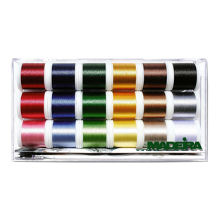Embroidery threads RAYON Madeira 18 pcs