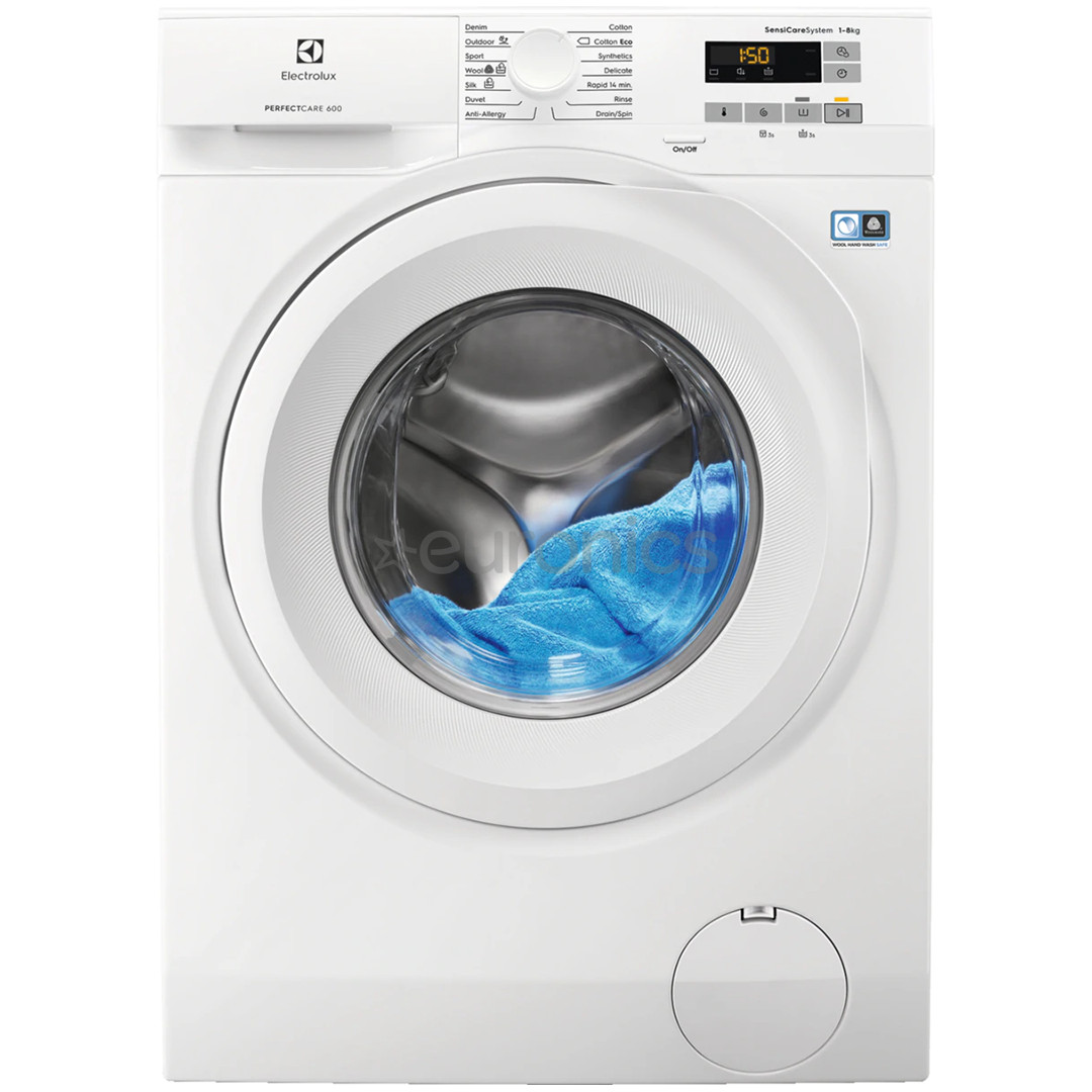 Electrolux, 8 kg, dziļums 54.7 cm, 1200 apgr/min. - Veļas mazgājamā mašīna ar priekšējo ielādi