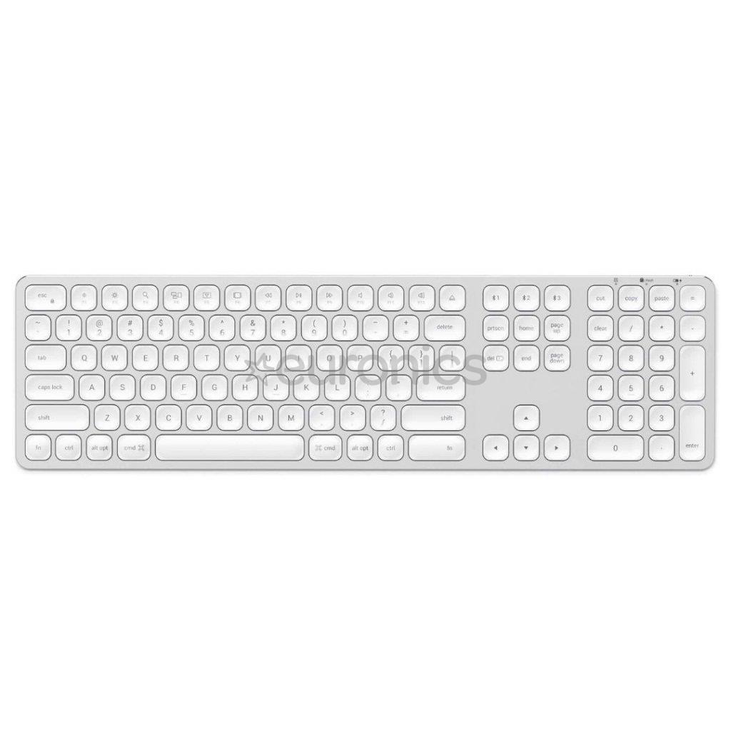 Satechi Aluminum Bluetooth Wireless Keyboard, US, sudraba - Bezvadu klaviatūra
