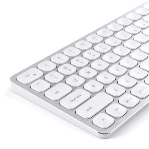 Satechi Aluminum Bluetooth Wireless Keyboard, US, sudraba - Bezvadu klaviatūra