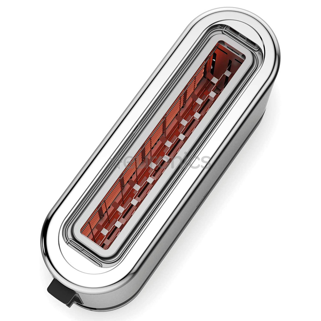 WMF KITCHENminis, 900 W, melna/nerūsējošā tērauda - Tosteris