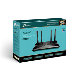 WiFi router TP-Link AX50 AX3000 Dual Band Gigabit Wi-Fi 6
