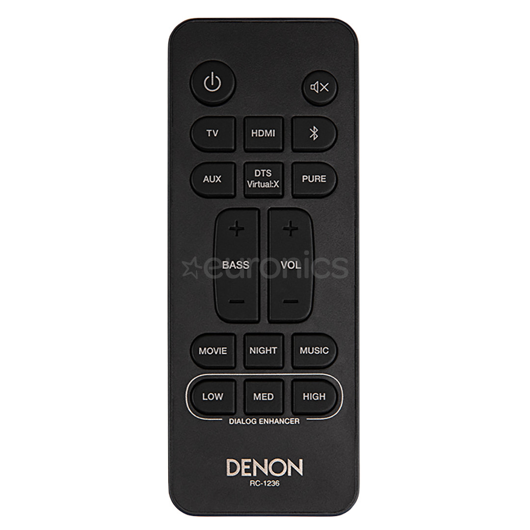 Denon DHT-S216, 2.0, black - Soundbar