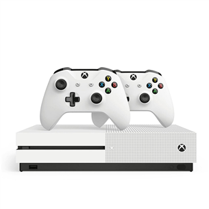 Spēļu konsole Microsoft Xbox One S (1TB) + 2 kontrolieri