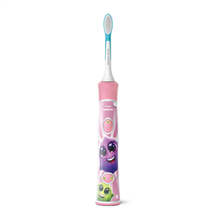 PhilipsSonicare For Kids, balta/rozā - Elektriskā zobu birste bērniem