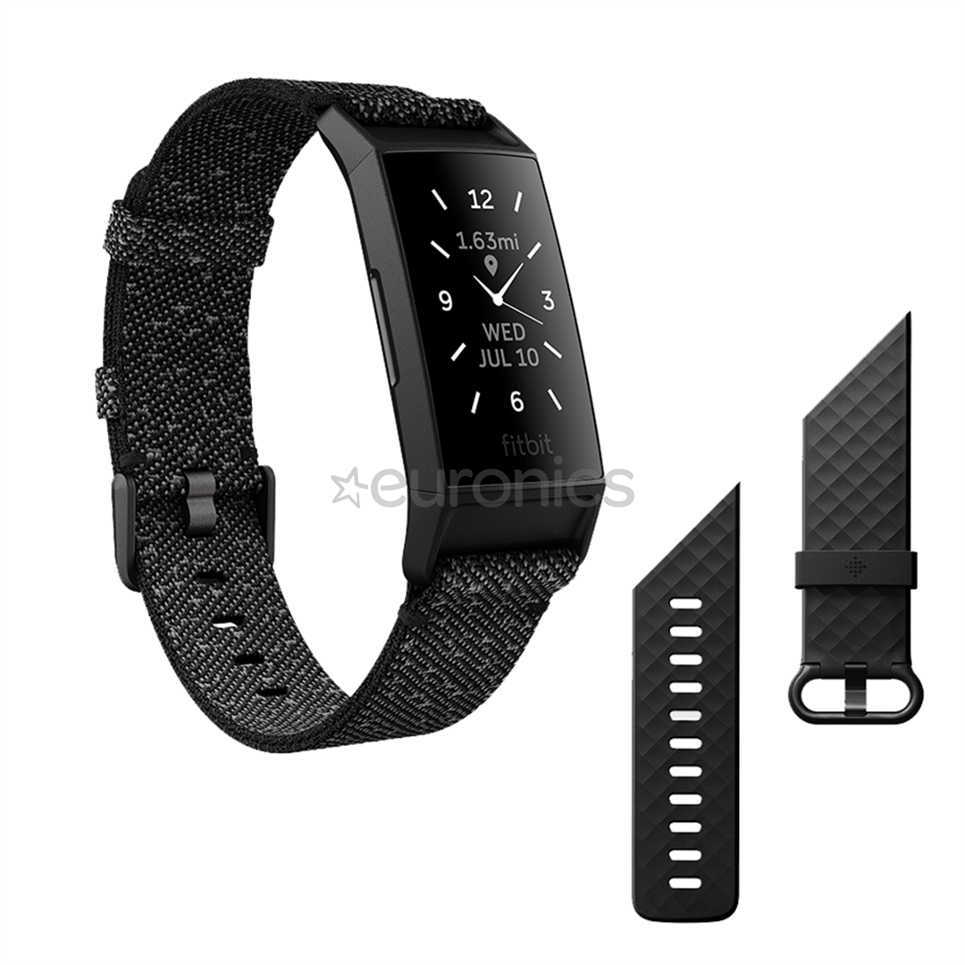 Fitbit Charge 4 Special Edition, гранитный черный - Датчик активности