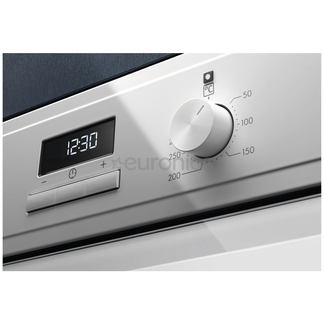 Electrolux, 72 L, balta - Iebūvējama elektriskā cepeškrāsns