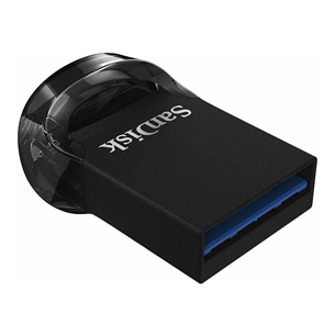 Sandisk Ultra Fit, USB-A, 256 ГБ, черный - Флеш-накопитель