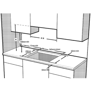 Built - in induction hob Beko