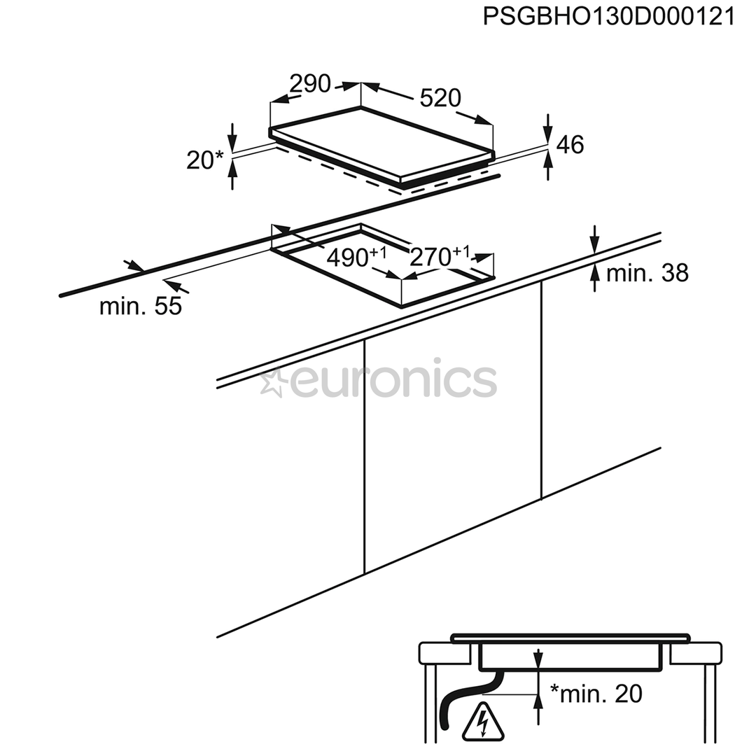 Built-in induction hob Electrolux