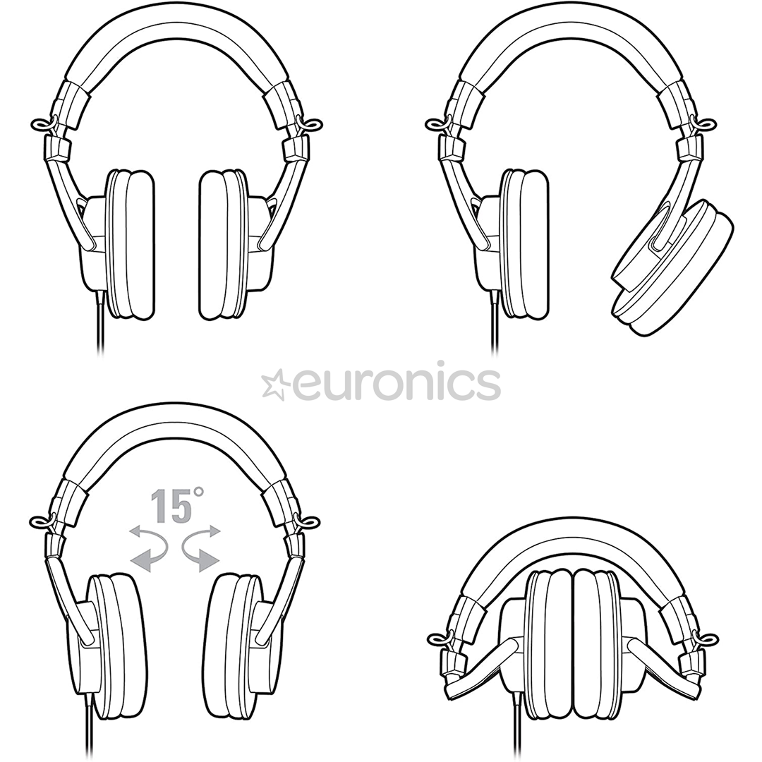 Audio Technica ATH-M30x, черный - Накладные наушники