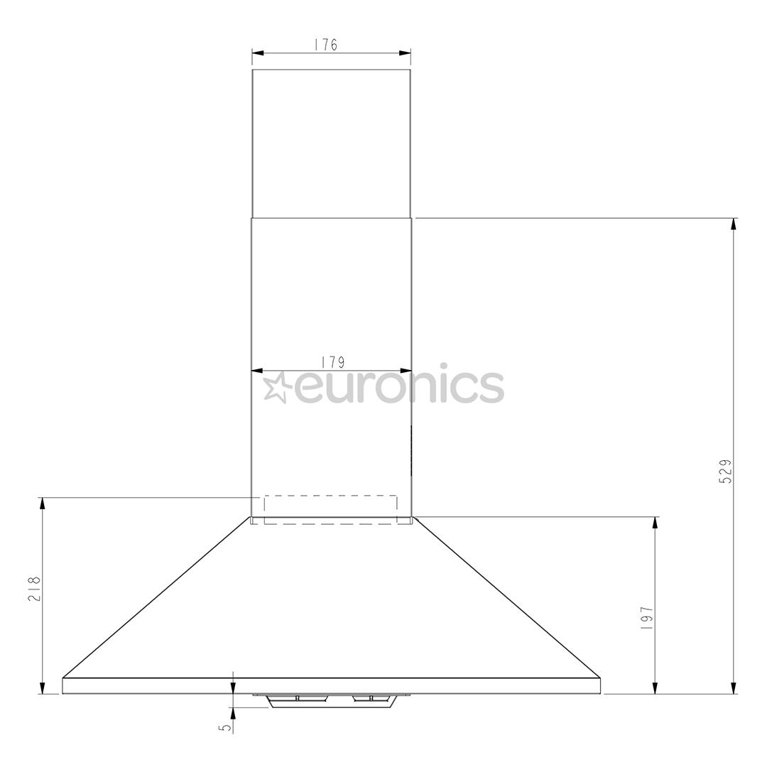 Вытяжка Beko (368 м³/ч)