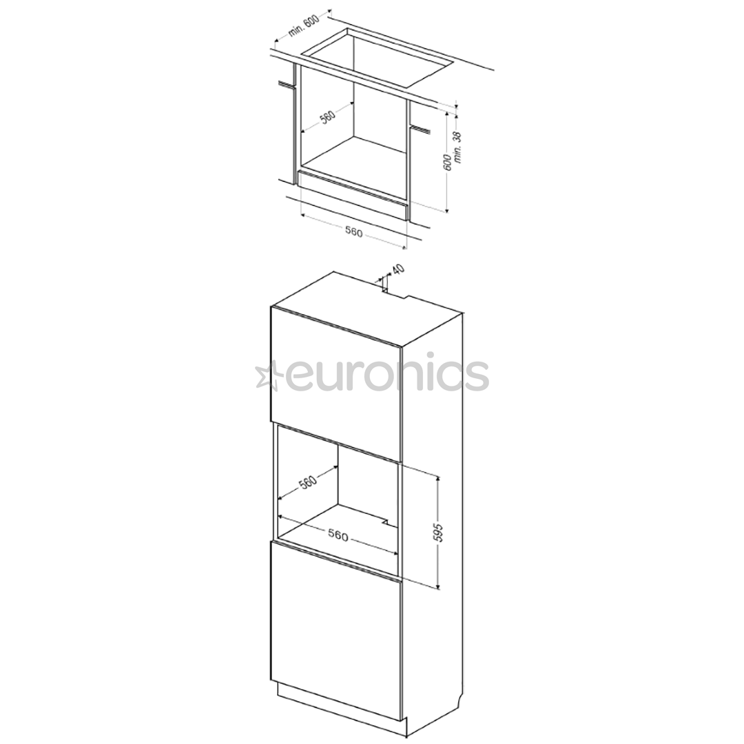 Built-in oven Hansa