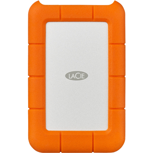 LaCie Rugged USB-C, 2 TB, oranža - Ārējais HDD cietais disks