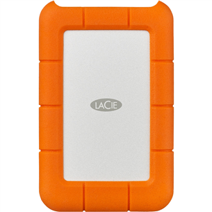 LaCie Rugged, USB-C, 4 TB, oranža - Ārējais HDD cietais disks STFR4000800