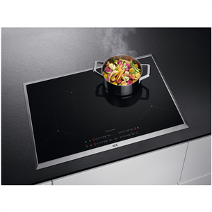 AEG 7000 SenseBoil, width 76.6 cm, steel frame, black - Built-in Induction Hob