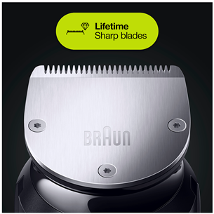 Braun, 10-in-one, grey/black - Multi grooming kit