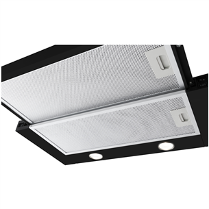 Hansa, 270 m³/h, width 60 cm, black - Built-in Cooker Hood