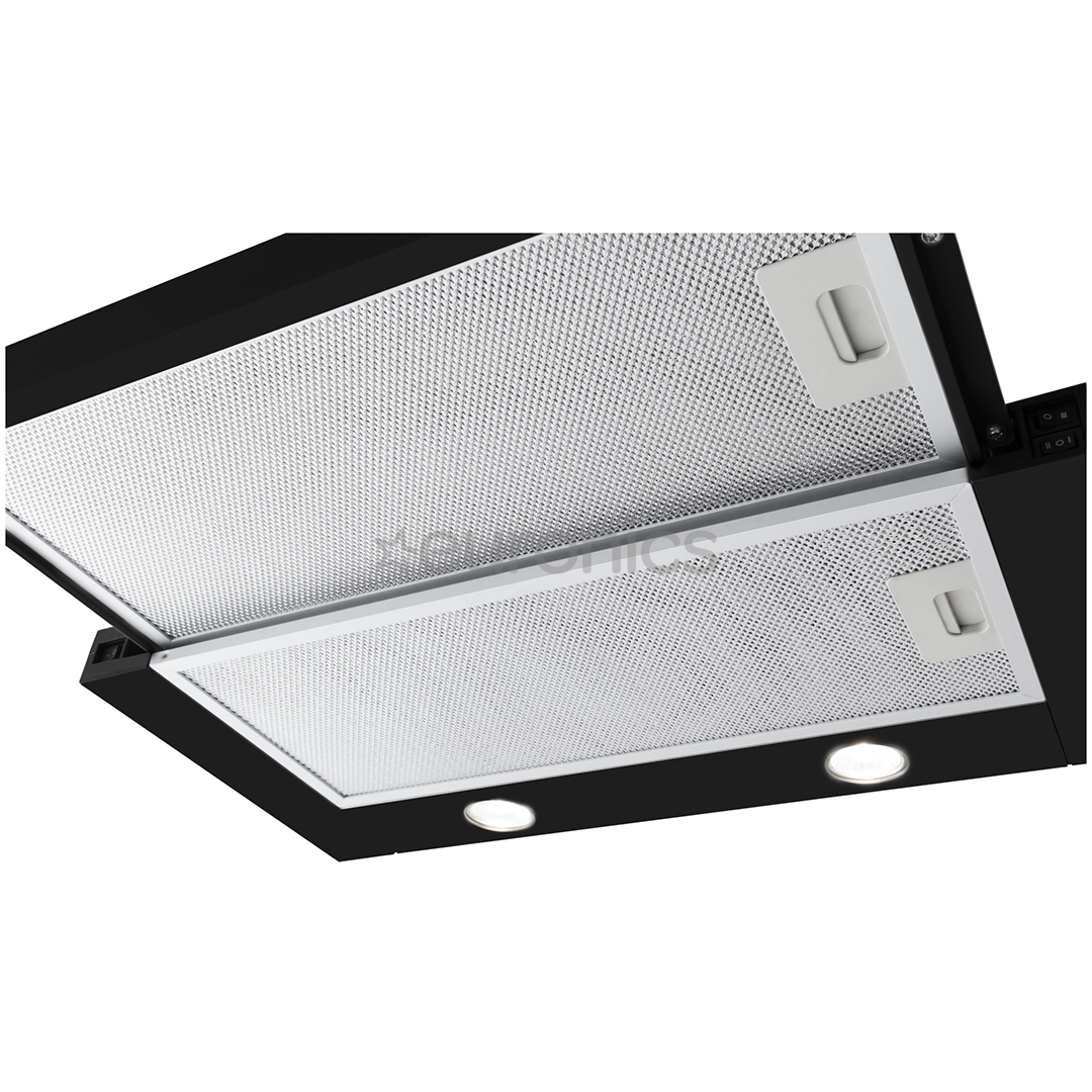 Hansa, 270 m³/h, width 60 cm, black - Built-in Cooker Hood