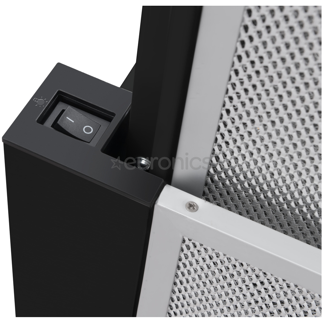 Hansa, 270 m³/h, width 60 cm, black - Built-in Cooker Hood