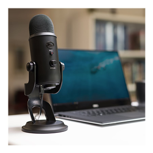 Blue Yeti, USB, черный - Микрофон