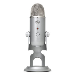 Blue Yeti, USB, серебристый - Микрофон 988-000238