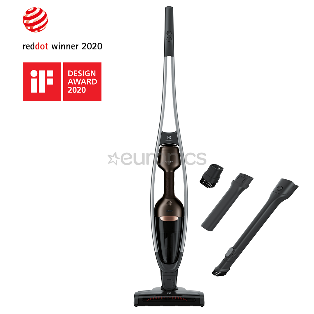 Electrolux Pure Q9, melna/sudraba - Bezvadu putekļu sūcējs