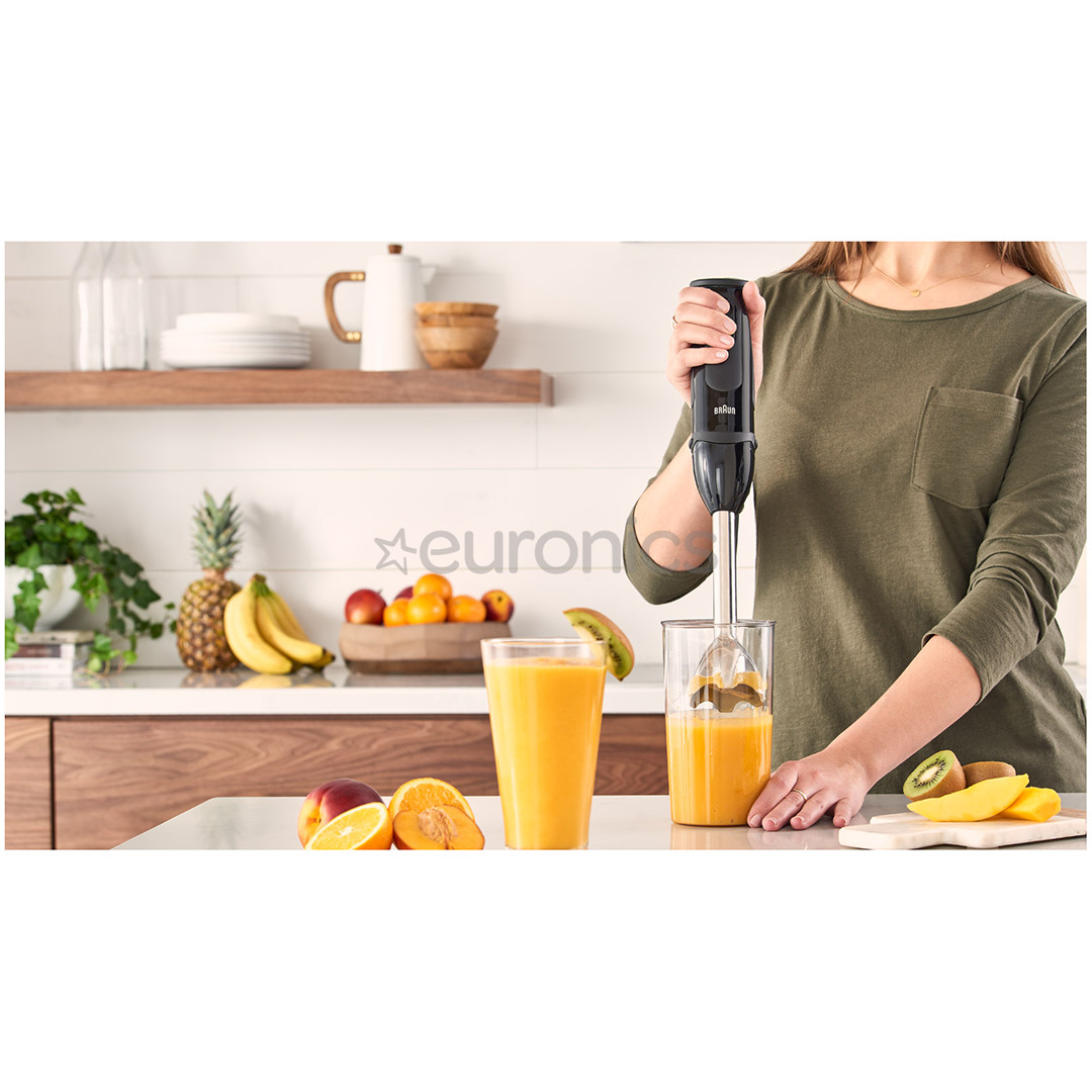 Braun MultiQuick 5 Vario, 1000 W, melna - Rokas blenderis