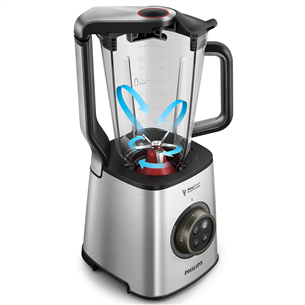 Philips Avance, 1400 W, 1.8 L, sudraba - Lieljaudas vakuuma blenderis