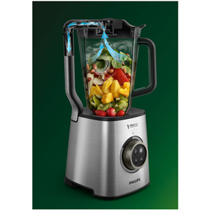 Philips Avance, 1400 W, 1.8 L, sudraba - Lieljaudas vakuuma blenderis